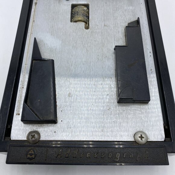 Vintage American Express Credit Card Portable Manual Imprint Machine Slider - Picture 8 of 11